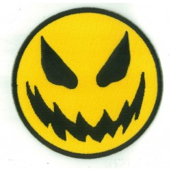 Aufnäher Patch Bügelbild emoticon Halloween