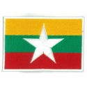 Iron-on Flag Patch Myanmar Burma