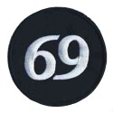 Iron-on Patch 69 sixty nine