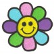 Toppa  termoadesiva smiley flower