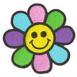 Iron-on Patch emoticon flower