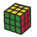 Patche écusson thermocollant Rubik's cube