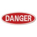 Iron-on Patch Danger