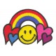 Iron-on Patch Smiley Rainbow