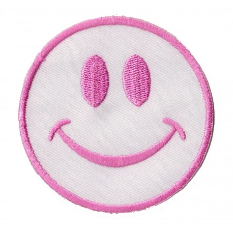 Patche écusson thermocollant Smiley