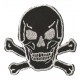 Iron-on Patch Danger skull