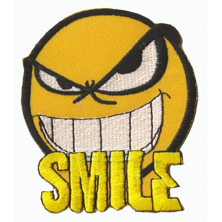 Iron-on Patch Smiley grrr