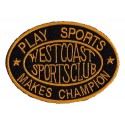 Parche termoadhesivo West Coast Sportsclub