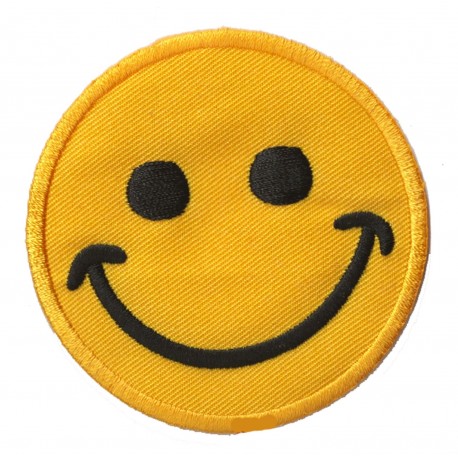 Aufnäher Patch Bügelbild Smiley