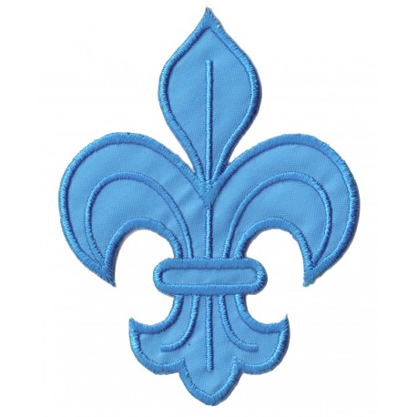 Patche écusson thermocollant Fleur de Lys