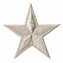 Iron-on Patch silver star