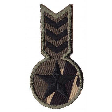 Aufnäher Patch Bügelbild militärischen Rang