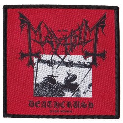 Mayhem Deathcrush parche tejida oficiales licencia