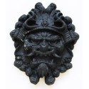 Chinese Mask cast metal badge