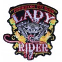 Toppa grande termoadesiva Lady Rider