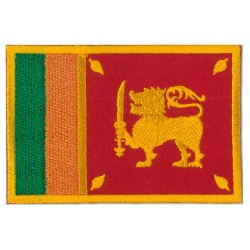 Aufnäher Patch Flagge Bügelbild Sri Lanka