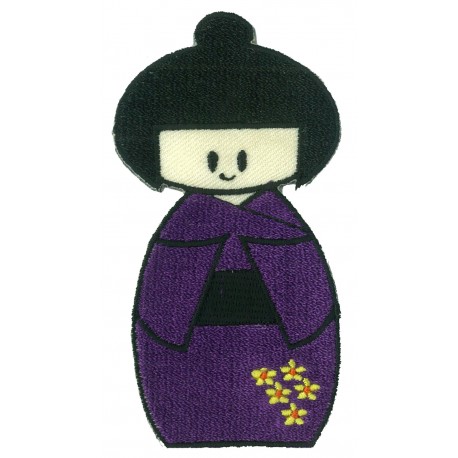 Patche écusson thermocollant Geisha