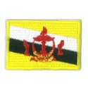 Aufnäher Patch klein Flagge Bügelbild Brunei