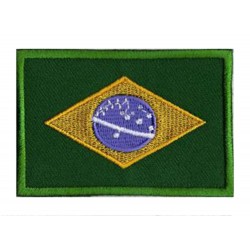 Aufnäher Patch Flagge Brasilien