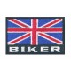 Patche écusson drapeau Biker UK