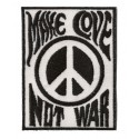 Toppa  termoadesiva Make Love Not War