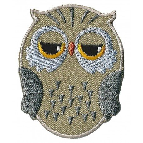 Patche écusson thermocollant Hibou