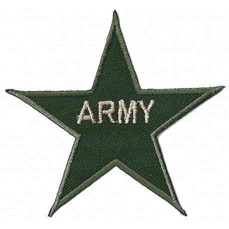 Patche écusson thermocollant Army Star