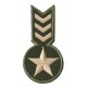 Iron-on Patch military rank