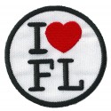 Iron-on Patch I love FL Florida