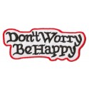 Parche termoadhesivo Don't Worry Be Happy