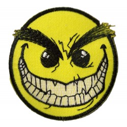 Iron-on Patch emoticon furious