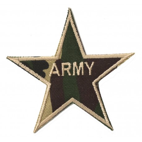 Parche termoadhesivo Army Star