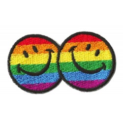 Iron-on Patch twins emoticons