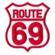 Toppa  termoadesiva Route 66