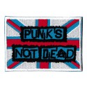 Aufnäher Patch Bügelbild Punks not dead