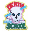 Patche dorsal thermocollant Death before school