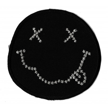 Iron-on Patch Smiley Shit