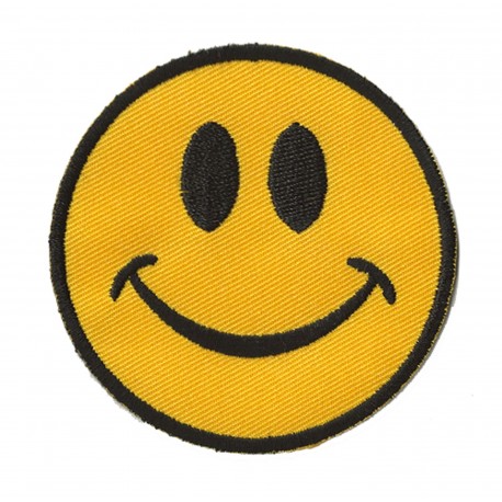 Aufnäher Patch Bügelbild Smiley