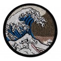 Aufnäher Patch Bügelbild Die große Welle Kanagawa