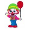 Patche écusson enfant clown thermocollant