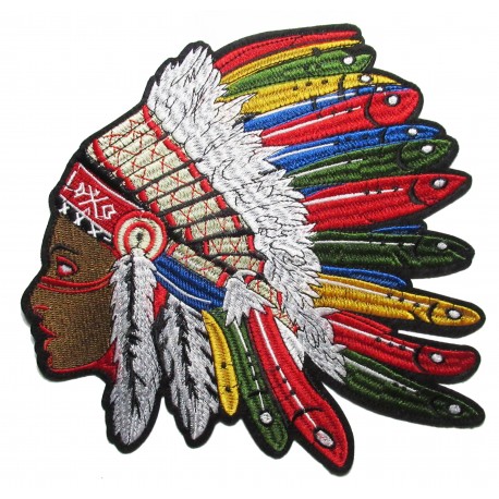 Patche dorsal thermocollant Indien sioux