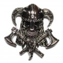 Viking cast metal badge