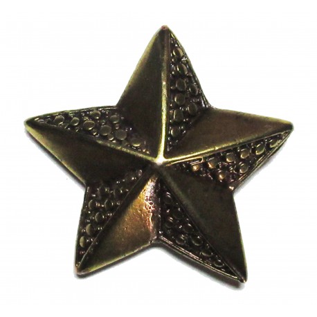 étoile broche badge pins en métal coulé