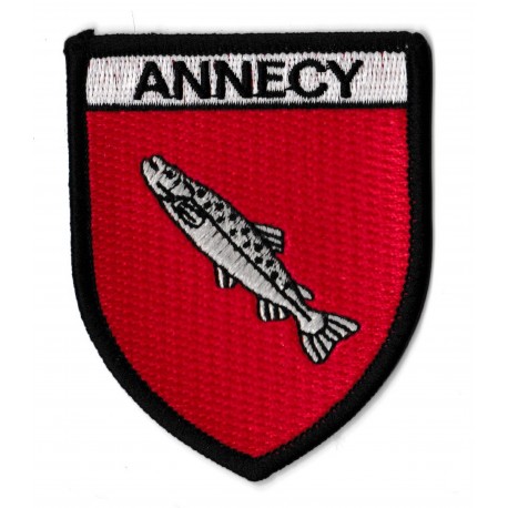 Patche écusson Annecy Savoie blason 