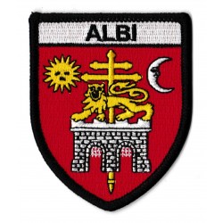 Aufnäher Patch Bügelbild Albi-Wappen