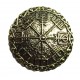 Broche Vegvisir Viking metal coulé badge pins métalllique