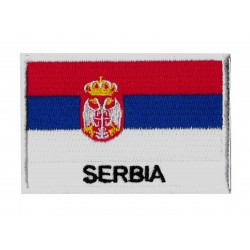 Toppa  bandiera Serbia