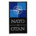 Aufnäher Patch Bügelbild NATO OTAN logo