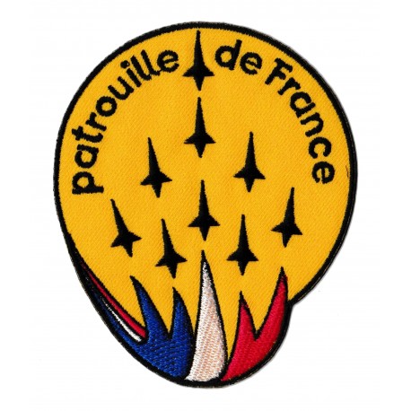 Patche écusson Patrouille de France patrouille france chasseur avion pilote armée france 