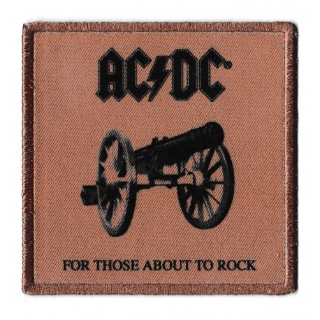 AC DC Canon patche officiel patch écusson sous license